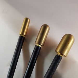 Brass Bowl Push - 1/2"