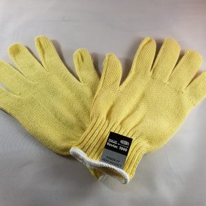 Yellow Kevlar Knit Gloves