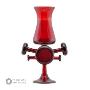 Red Elvis Rods (Trautman Art Glass)