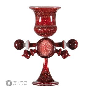 Red Blizzard Rods (Trautman Art Glass)