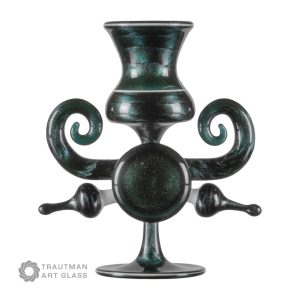Heavy Blue Leprechaun Rods (Trautman Art Glass)