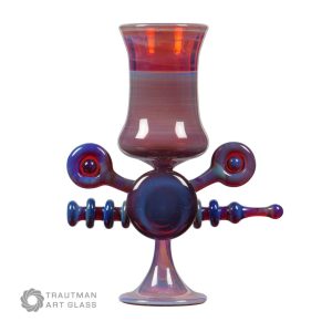 Mai Tai Pink Rods (Trautman Art Glass)