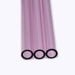 Transparent Pink Tubes 12mm