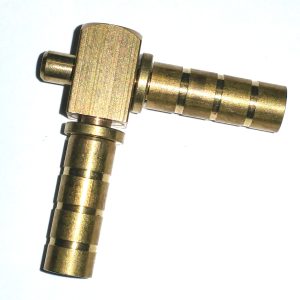 1/4 Inch Angled Brass Swivel