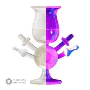 Pink Proton Rods (Trautman Art Glass)