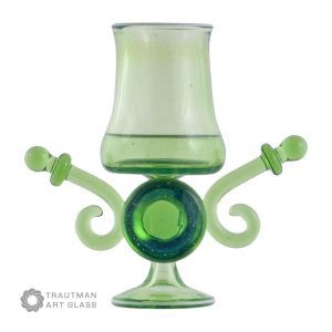Tropical Green Rods (Trautman Art Glass)