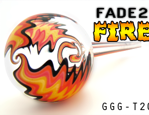 Fade to Clear Fire (Golden Gate Glassworks)