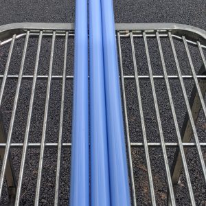 Milky Blue Tubes 12mm