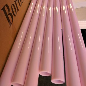 Milky Pink Tubes 12mm