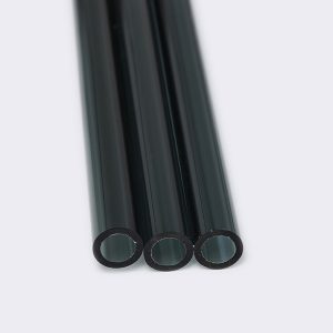 Transparent Black Tubes 25mm